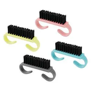 4 Pack Travel Size Hand Scrub Nail Brushes for Fingernails and Toes, Multicolor Mini Handle Grip 4 Pack Travel Size Hand Scrub Nail Brushes for Fingernails and Toes, Multicolor Mini Handle Grip