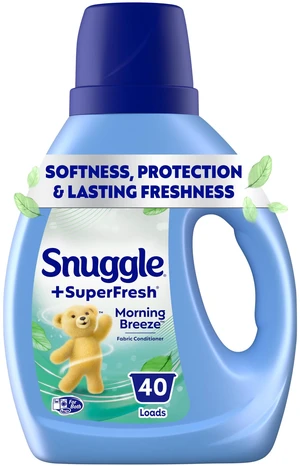 Snuggle SuperFresh Liquid Fabric Softener, Odor Eliminating, Morning Breeze, 40 Loads Snuggle SuperFresh Liquid Fabric Softener, Odor Eliminating, Morning Breeze, 40 Loads