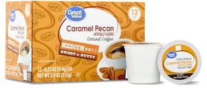 Great Value Caramel Pecan Medium Roast Coffee Pods, 12 Ct Great Value Caramel Pecan Medium Roast Coffee Pods, 12 Ct