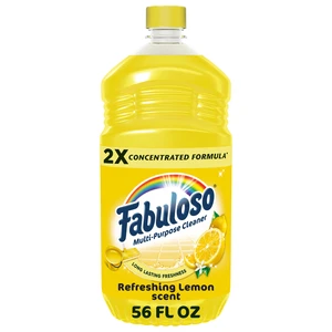 Fabuloso 2X All Purpose Cleaner, No Rinse Floor Cleaner, Refreshing Lemon Scent, 56 fl oz Fabuloso 2X All Purpose Cleaner, No Rinse Floor Cleaner, Refreshing Lemon Scent, 56 fl oz