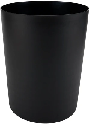 Mainstays 5 Gallon Plastic Wastebasket, Open Top, Matte Black Mainstays 5 Gallon Plastic Wastebasket, Open Top, Matte Black