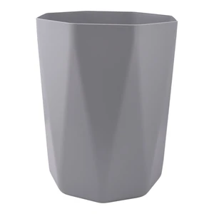 Mainstays 5gal Gray Geometric Bathroom Wastebasket, Open Top, Polypropylene Plastic Mainstays 5gal Gray Geometric Bathroom Wastebasket, Open Top, Polypropylene Plastic