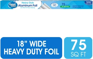 Great Value Heavy Duty Aluminum Foil, 75sqft Great Value Heavy Duty Aluminum Foil, 75sqft