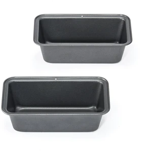 Mainstays 2-Pack Nonstick Mini Loaf Pans, 5.7 in W x 3 in D x 2 in H Mainstays 2-Pack Nonstick Mini Loaf Pans, 5.7 in W x 3 in D x 2 in H