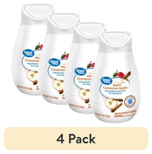 Great Value Adjustable Solid Gel Cone Air Freshener, Warm Cinnamon Apple, 7oz, 4 Pack Great Value Adjustable Solid Gel Cone Air Freshener, Warm Cinnamon Apple, 7oz, 4 Pack