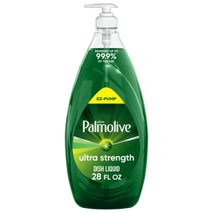 Palmolive Ultra Strength Grease Cutting Liquid Dish Soap, 28 fl oz EZ-Pump EZ-Clean Bottle Palmolive Ultra Strength Grease Cutting Liquid Dish Soap, 28 fl oz EZ-Pump EZ-Clean Bottle