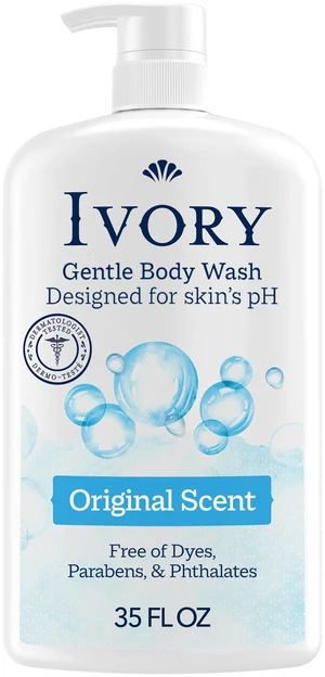 Ivory Body Wash 35fl oz, Mild and Gentle Original Scent Ivory Body Wash 35fl oz, Mild and Gentle Original Scent