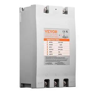 3 Phase Converter - 15HP 53A 220V Single Phase to 3 Phase Converter, 220V Input/Output, Digital Phase Shifter for Residential & Light Commercial Use (One Converter for One Motor Only) 3 Phase Converter - 15HP 53A 220V Single Phase to 3 Phase Converter, 220V Input/Output, Digital Phase Shifter for Residential & Light Commercial Use (One Converter for One Motor Only)