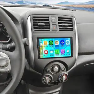 2G+64G Upgrade Car Stereo for Nissan Versa 2012-2019 with Carplay Android Auto for 12-19 Versa Radio 2 Din w/7" Touchscreen Bluetooth EQ GPS Navi WiFi DSP FM/RDS Mirror Link SWC Backup Camera Mic 2G+64G Upgrade Car Stereo for Nissan Versa 2012-2019 with Carplay Android Auto for 12-19 Versa Radio 2 Din w/7" Touchscreen Bluetooth EQ GPS Navi WiFi DSP FM/RDS Mirror Link SWC Backup Camera Mic