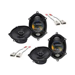 Fits Ford Thunderbird 1989-1997 5x7 6x8 Speakers with Harness | Car-ready Rhythm Series 225 Watt pair, plug-and-play wiring, no splicing needed, direct factory replacement Fits Ford Thunderbird 1989-1997 5x7 6x8 Speakers with Harness | Car-ready Rhythm Series 225 Watt pair, plug-and-play wiring, no splicing needed, direct factory replacement