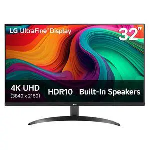 32UR500K-B Ultrafine 32-inch 4K UHD (3840x2160) Computer Monitor HDR10 Built-in Speaker x2 OnScreen Control Reader Mode Flicker Safe Borderless Design HDMIx2 DisplayPort Black 32UR500K-B Ultrafine 32-inch 4K UHD (3840x2160) Computer Monitor HDR10 Built-in Speaker x2 OnScreen Control Reader Mode Flicker Safe Borderless Design HDMIx2 DisplayPort Black