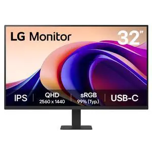 32U631A-B 32-inch QHD (2560 x 1440) IPS Computer Monitor, 100Hz, 5ms, HDR10, Reader Mode, Flicker Safe, HDMI, USB Type-C 15W PD, Black 32U631A-B 32-inch QHD (2560 x 1440) IPS Computer Monitor, 100Hz, 5ms, HDR10, Reader Mode, Flicker Safe, HDMI, USB Type-C 15W PD, Black