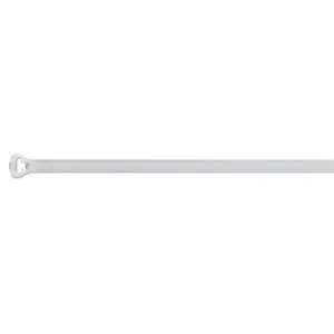 TY26M 11" Natural Cable Ties, 30 lb Tensile Strength, Stainless Steel Barb and Infinite Locking Positions, Corrosion Resistant Nylon for Indoor Application, 1000 Pack TY26M 11" Natural Cable Ties, 30 lb Tensile Strength, Stainless Steel Barb and Infinite Locking Positions, Corrosion Resistant Nylon for Indoor Application, 1000 Pack