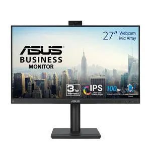 27 1080P Video Conferencing Monitor (BE279QFK) - Full HD, IPS, 100Hz, Frameless, Built-in Webcam, Mic Array, Speaker, Height Adjustable, Ergonomic Design, Eye Care, Wall Mountable 27 1080P Video Conferencing Monitor (BE279QFK) - Full HD, IPS, 100Hz, Frameless, Built-in Webcam, Mic Array, Speaker, Height Adjustable, Ergonomic Design, Eye Care, Wall Mountable