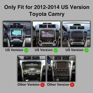 2+64G Android 14 Car Stereo Radio for Toyota Camry 2012 2013 2014, 9"IPS Touch Screen Car Radio for Camry Head Unit with Wireless Carplay Android Auto GPS Navi Bluetooth WiFi FM/RDS AHD Backup Camera 2+64G Android 14 Car Stereo Radio for Toyota Camry 2012 2013 2014, 9"IPS Touch Screen Car Radio for Camry Head Unit with Wireless Carplay Android Auto GPS Navi Bluetooth WiFi FM/RDS AHD Backup Camera