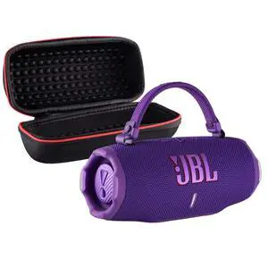Charge 6 Portable Bluetooth Speaker (Purple) | IP68 Waterproof, DustProof, and DropProof, Outdoor Wireless Audio |28Hrs Playtime + Travel Case Bundle Charge 6 Portable Bluetooth Speaker (Purple) | IP68 Waterproof, DustProof, and DropProof, Outdoor Wireless Audio |28Hrs Playtime + Travel Case Bundle