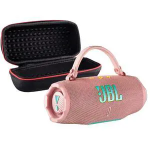 Charge 6 Portable Bluetooth Speaker (Pink) | IP68 Waterproof, DustProof, and DropProof, Outdoor Wireless Audio |28Hrs Playtime + Travel Case Bundle Charge 6 Portable Bluetooth Speaker (Pink) | IP68 Waterproof, DustProof, and DropProof, Outdoor Wireless Audio |28Hrs Playtime + Travel Case Bundle