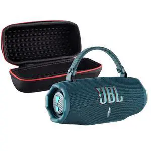 Charge 6 Portable Bluetooth Speaker (Blue) | IP68 Waterproof, DustProof, and DropProof, Outdoor Wireless Audio |28Hrs Playtime + Travel Case Bundle Charge 6 Portable Bluetooth Speaker (Blue) | IP68 Waterproof, DustProof, and DropProof, Outdoor Wireless Audio |28Hrs Playtime + Travel Case Bundle
