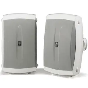 NS-AW350W All-Weather Indoor/Outdoor 2-Way Speakers - White (Pair) | 6.5-inch woofer with 130W output and mounting brackets for patios, bookshelves and surround sound NS-AW350W All-Weather Indoor/Outdoor 2-Way Speakers - White (Pair) | 6.5-inch woofer with 130W output and mounting brackets for patios, bookshelves and surround sound
