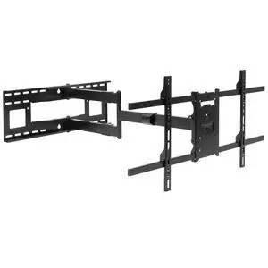 Full Motion TV Wall Mount, 40" Extension, 40-80" | Dual arm articulating mount holds up to 110 lbs, VESA 100x100 to 800x400, corner & fireplace compatible Full Motion TV Wall Mount, 40" Extension, 40-80" | Dual arm articulating mount holds up to 110 lbs, VESA 100x100 to 800x400, corner & fireplace compatible