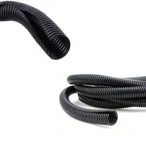 Nylon Split Wire Loom Tubing 1-1/4 Inch 250 Ft Long High Temperature Black Wire Conduit Cover for Cords - Corrugated Tubing and Protector for Automotive Wires Nylon Split Wire Loom Tubing 1-1/4 Inch 250 Ft Long High Temperature Black Wire Conduit Cover for Cords - Corrugated Tubing and Protector for Automotive Wires