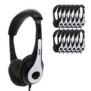 Products AE-35 White Classroom Personal Headphones with 3.5mm Plug, No Mic (12 Pack) Products AE-35 White Classroom Personal Headphones with 3.5mm Plug, No Mic (12 Pack)