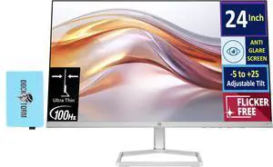 24" 100Hz 300 nits IPS FHD (1920x1080) Monitor (Replaces M24f), 1x HDM | with Docztorm Hub USB Port Expander, Flicker-Free, Adjustable Tilt, 1x VGA, Black/Silver (2026 Latest Model) 24" 100Hz 300 nits IPS FHD (1920x1080) Monitor (Replaces M24f), 1x HDM | with Docztorm Hub USB Port Expander, Flicker-Free, Adjustable Tilt, 1x VGA, Black/Silver (2026 Latest Model)
