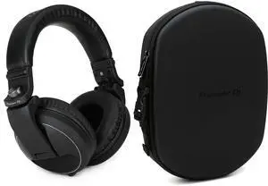 Pioneer DJ HDJ-X5 Professional DJ Headphones - Black Bundle with DJ HDJ-HC02 DJ Headphones Case Pioneer DJ HDJ-X5 Professional DJ Headphones - Black Bundle with DJ HDJ-HC02 DJ Headphones Case