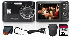 PIXPRO FZ45 16MP 4X Zoom Digital Camera (Black) (FZ45BK) Bundle | For Travel, Family & Everyday Photography | Wide-Angle Lens | Full HD Video | 4x Optical Zoom + 32GB Memory Card + Case PIXPRO FZ45 16MP 4X Zoom Digital Camera (Black) (FZ45BK) Bundle | For Travel, Family & Everyday Photography | Wide-Angle Lens | Full HD Video | 4x Optical Zoom + 32GB Memory Card + Case