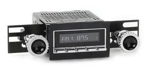 RetroRadio AM FM Stereo 56-76 Chrome Compatible with 1960-63 Chevrolet C/K Series Truck RetroRadio AM FM Stereo 56-76 Chrome Compatible with 1960-63 Chevrolet C/K Series Truck