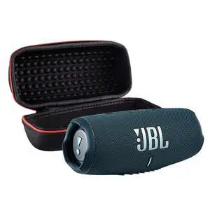 Charge 5 Wireless Bluetooth Speaker (Blue) | Rugged IP67 Waterproof Outdoor Audio with Deep Bass & 20H Playtime | Includes Protective Travel Case for Beach, Hiking, Camping, and More Charge 5 Wireless Bluetooth Speaker (Blue) | Rugged IP67 Waterproof Outdoor Audio with Deep Bass & 20H Playtime | Includes Protective Travel Case for Beach, Hiking, Camping, and More