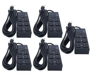 SS6B 6 Plug Surge Protector (5 Pack) SS6B 6 Plug Surge Protector (5 Pack)