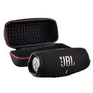 Charge 5 Wireless Bluetooth Speaker (Black) | Rugged IP67 Waterproof Outdoor Audio with Deep Bass & 20H Playtime | Includes Protective Travel Case for Beach, Hiking, Camping, and More Charge 5 Wireless Bluetooth Speaker (Black) | Rugged IP67 Waterproof Outdoor Audio with Deep Bass & 20H Playtime | Includes Protective Travel Case for Beach, Hiking, Camping, and More