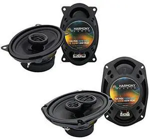 Speaker Upgrade Package Fits Pontiac Firebird 1982-92 R46 R69 | 4x6 and 6x9 factory replacement pairs for your car, direct bolt-in oem mounting, restores clear sound over stock drivers Speaker Upgrade Package Fits Pontiac Firebird 1982-92 R46 R69 | 4x6 and 6x9 factory replacement pairs for your car, direct bolt-in oem mounting, restores clear sound over stock drivers