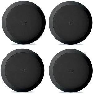 PDIC81RDBK 8 Inch 250 Watts Flush in-Wall in-Ceiling Black Speakers, with 2 Way Stereo Sounds, Ideal for Custom Installations, Pack of 4 PDIC81RDBK 8 Inch 250 Watts Flush in-Wall in-Ceiling Black Speakers, with 2 Way Stereo Sounds, Ideal for Custom Installations, Pack of 4