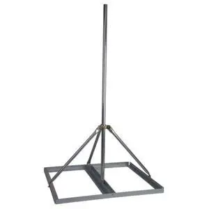 Non-Penetrating Roof Mount with 1.66" x 30" Mast - EZ NP-30-166 Flat Roof Mount (Non Penetrating Mount with 30" Mast) Non-Penetrating Roof Mount with 1.66" x 30" Mast - EZ NP-30-166 Flat Roof Mount (Non Penetrating Mount with 30" Mast)