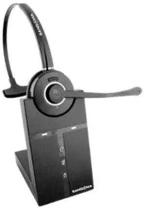 US H20 Monaural DECT Headset - SKU 1TELH020LF, Black US H20 Monaural DECT Headset - SKU 1TELH020LF, Black