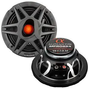 1 Pair of MPRO654 Mayhem PRO Series 6.5" 1400 Watts Max 350 Watts RMS Mid-Range Car Audio Speaker 4-Ohm Grille, Cast Basket, Cloth Surround, Non Pressed Paper Cone, Neodymium Magnet 1 Pair of MPRO654 Mayhem PRO Series 6.5" 1400 Watts Max 350 Watts RMS Mid-Range Car Audio Speaker 4-Ohm Grille, Cast Basket, Cloth Surround, Non Pressed Paper Cone, Neodymium Magnet