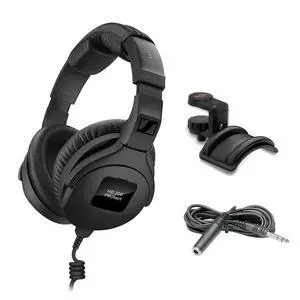 HD 300 Pro Headphones, Black with Headphone Holder & Stereo 1/4" Male Phone TRS Headphone Extension Cable 10' HD 300 Pro Headphones, Black with Headphone Holder & Stereo 1/4" Male Phone TRS Headphone Extension Cable 10'