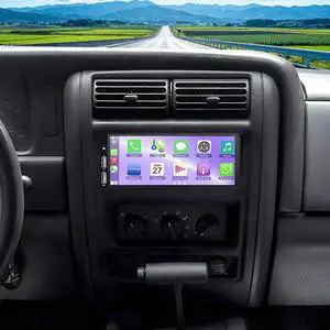 Car Stereo for Jeep Cherokee XJ 1997-2001 with Wireless Carplay and Android Auto, 6.86" IPS Touchscreen 2G+32G Car Radio Support Bluetooth WiFi GPS SWC FM RDS Mirror Link Backup Camera Car Stereo for Jeep Cherokee XJ 1997-2001 with Wireless Carplay and Android Auto, 6.86" IPS Touchscreen 2G+32G Car Radio Support Bluetooth WiFi GPS SWC FM RDS Mirror Link Backup Camera