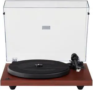 C6B-MA Belt-Drive Bluetooth Turntable Record Player with Adjustable Tone Arm, Mahogany C6B-MA Belt-Drive Bluetooth Turntable Record Player with Adjustable Tone Arm, Mahogany
