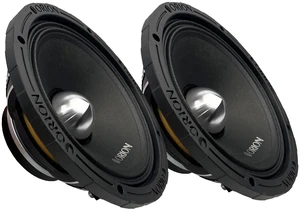 HCCA HCCA82N 8" Neodymium Midrange Speakers, 2000W Pair | 500W RMS, 2-Ohm Impedance, 2.5" Voice Coil, Neodymium Motor HCCA HCCA82N 8" Neodymium Midrange Speakers, 2000W Pair | 500W RMS, 2-Ohm Impedance, 2.5" Voice Coil, Neodymium Motor