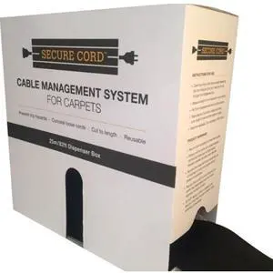 ASC25B Cable Management System for Carpets - 82 Foot/Black ASC25B Cable Management System for Carpets - 82 Foot/Black