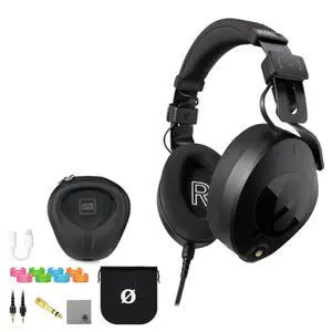 Rode NTH-100 Professional Over-Ear Headphones with Gator G-Headphone-CASE Molded Case for Folding & Non-Folding Headphones, Lightning to 3.5 mm Headphone Jack Adapter and Polishing Cloth Rode NTH-100 Professional Over-Ear Headphones with Gator G-Headphone-CASE Molded Case for Folding & Non-Folding Headphones, Lightning to 3.5 mm Headphone Jack Adapter and Polishing Cloth