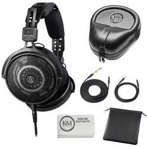 ATH-R50x Open-Back Reference Headphones with Full-Sized Hard Headphone Case & Cloth (3 Items) ATH-R50x Open-Back Reference Headphones with Full-Sized Hard Headphone Case & Cloth (3 Items)