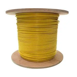 2 Strand Fiber Optic Cable Spool Singlemode(OS2), Yellow, 2000ft | 9/125, 3.0mm Zipcord fiber, Riser Rated, G.652.D, Corning SMF-28 2 Strand Fiber Optic Cable Spool Singlemode(OS2), Yellow, 2000ft | 9/125, 3.0mm Zipcord fiber, Riser Rated, G.652.D, Corning SMF-28