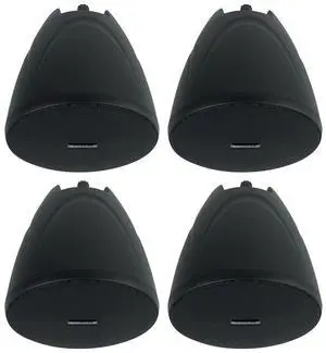 PEN-40T Black 4" 70V Hanging Pendant Speaker, 4-Pack | 70V/100V Transformer Taps: 40W, 20W, 10W, 5W or 8 Ohm 60W RMS, Euroblock Terminals, Deep Bass, Restaurants PEN-40T Black 4" 70V Hanging Pendant Speaker, 4-Pack | 70V/100V Transformer Taps: 40W, 20W, 10W, 5W or 8 Ohm 60W RMS, Euroblock Terminals, Deep Bass, Restaurants