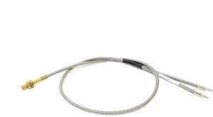 BF-A-36T 0.125 INCH Diameter, 36 INCH Cable Length, BIFURCATED, Fiber Optic, Glass Fiber, Light Guide, Stainless Steel, Threaded 1.50 Brass Head BF-A-36T 0.125 INCH Diameter, 36 INCH Cable Length, BIFURCATED, Fiber Optic, Glass Fiber, Light Guide, Stainless Steel, Threaded 1.50 Brass Head