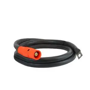 Type W Male to Lug Pigs Tails, Event Temporary Power Cable, 400 Amps, NEMA 3R Series 16 CAM Type, Length: 10', Boot Color: Orange Type W Male to Lug Pigs Tails, Event Temporary Power Cable, 400 Amps, NEMA 3R Series 16 CAM Type, Length: 10', Boot Color: Orange