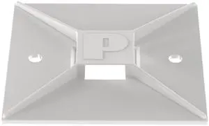 ABM4H-A-L Adhesive Backed Cable Tie Mount, 4-Way Mount, Pre-Installed Adhesive, Indoors Environment, Nylon 6.6, Rubber Mounting Method, White (Pack of 50) ABM4H-A-L Adhesive Backed Cable Tie Mount, 4-Way Mount, Pre-Installed Adhesive, Indoors Environment, Nylon 6.6, Rubber Mounting Method, White (Pack of 50)